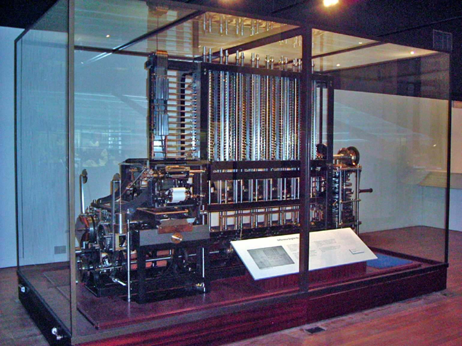 Разностная машина Чарльза Бэббиджа в лондонском музее науки