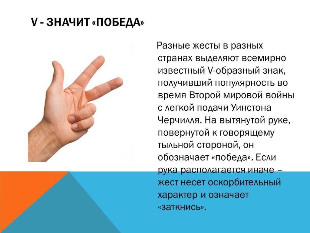 Значение жестов в разных странах мира