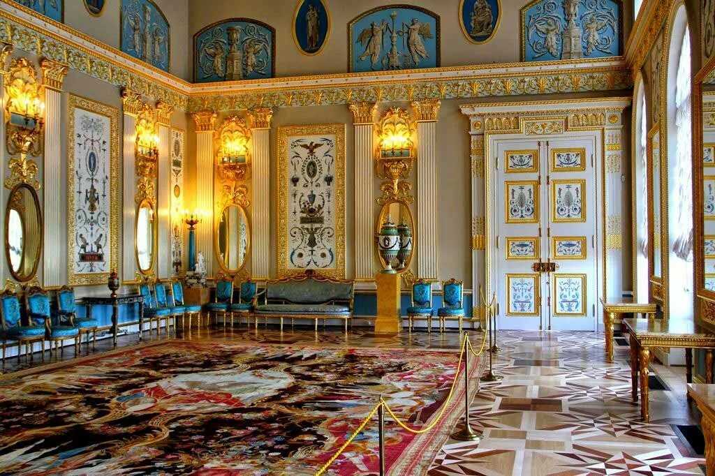 Залы екатерининского дворца, царское село (пушкин, санкт-петербург)