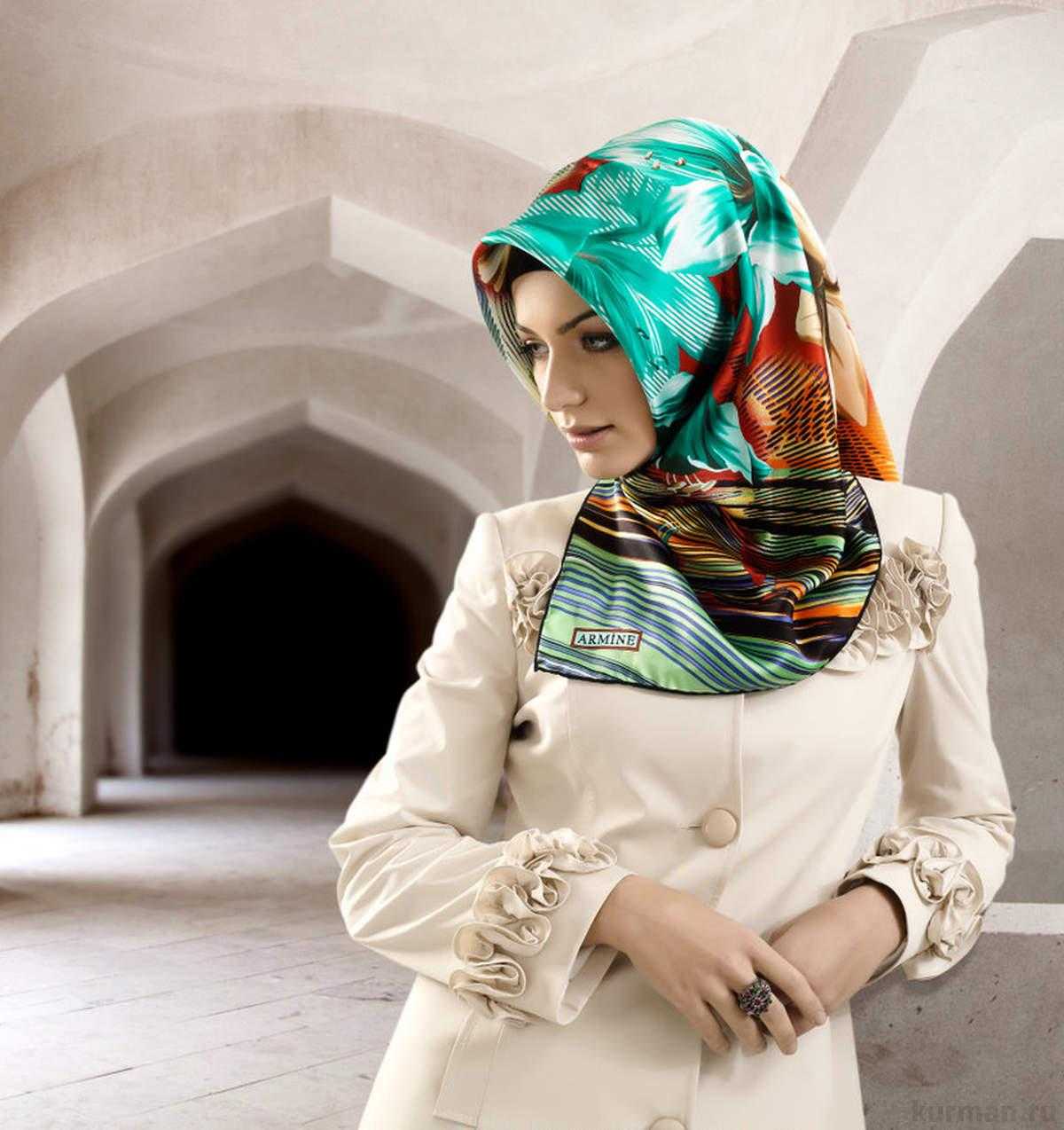Красивые платки на голову для мусульманок
